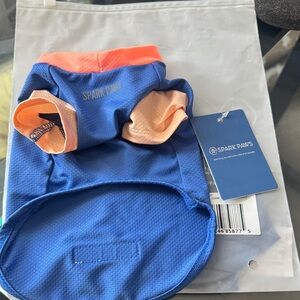 Spark Paws Blue & Peach Lightweight Dog Tee
